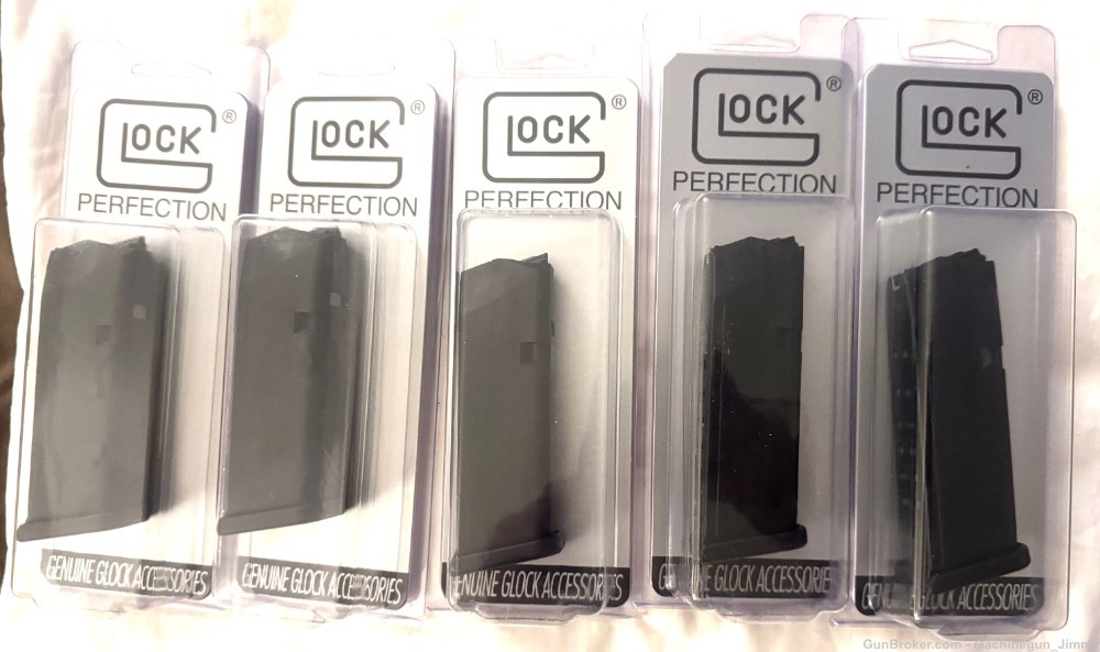 5 GLOCK 19 9mm 15rd mags NEW! $1 -img-0