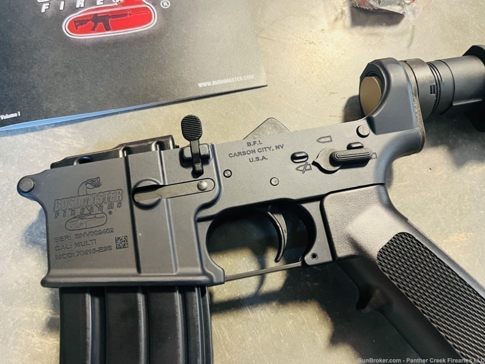 Bushmaster XM15-E2S Forged Complete AR15 Lower Receiver Blem-img-1