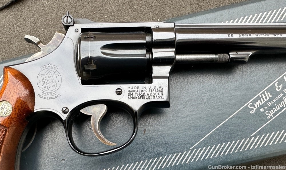 S&W 17-3 K-22 .22LR, 6" Barrel, Pinned & Recessed, Made in 1971-img-5