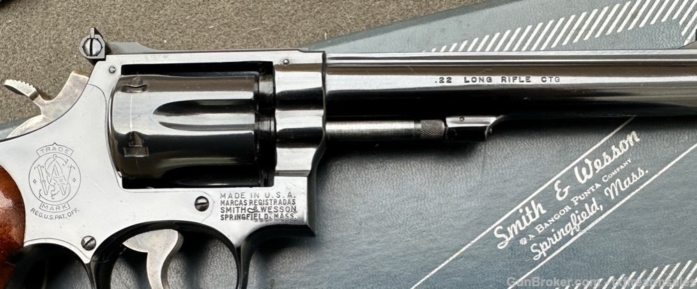 S&W 17-3 K-22 .22LR, 6" Barrel, Pinned & Recessed, Made in 1971-img-6