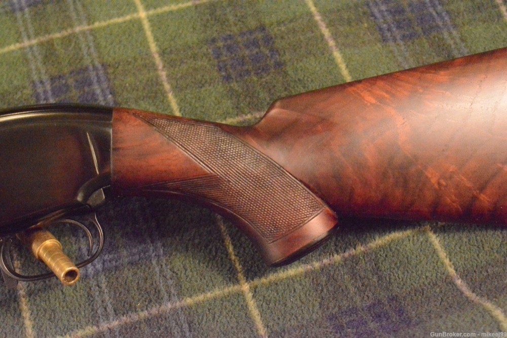 Winchester model 12 skeet marked solid rib with extra fancy wood 1940. 12 g-img-2