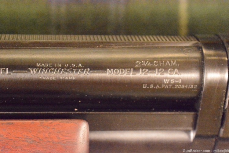 Winchester model 12 skeet marked solid rib with extra fancy wood 1940. 12 g-img-5