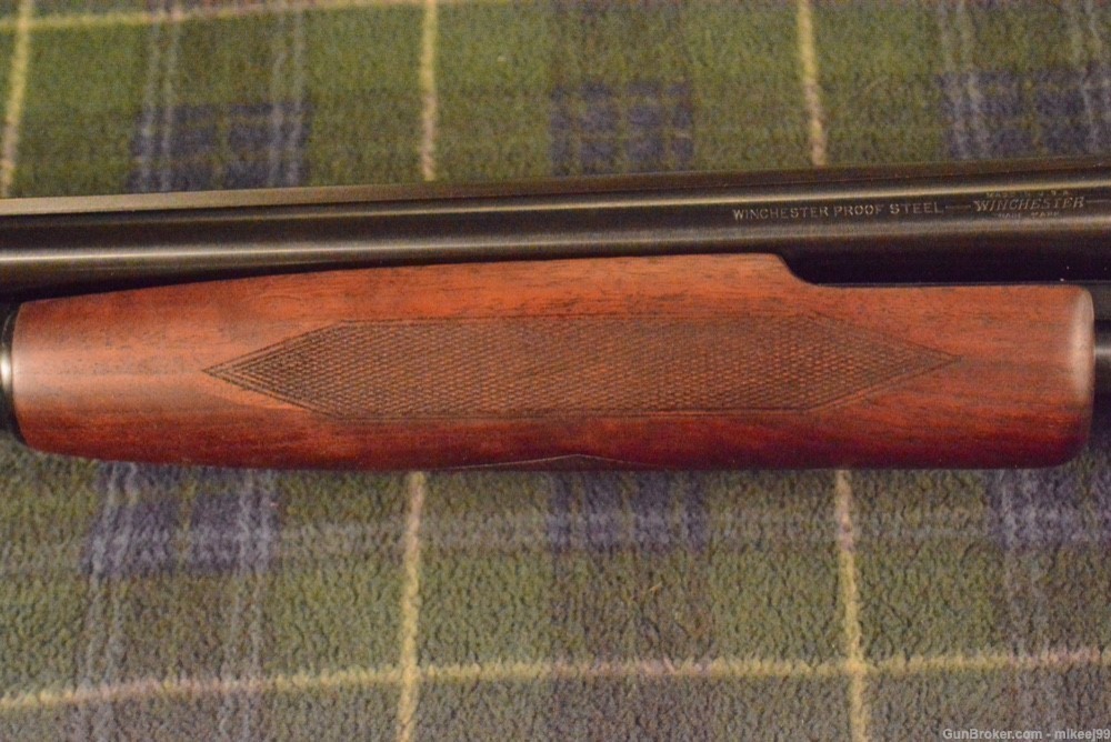 Winchester model 12 skeet marked solid rib with extra fancy wood 1940. 12 g-img-4