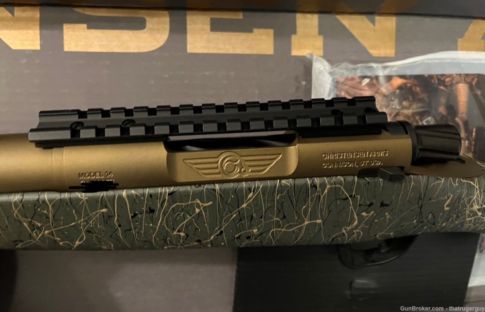 Christensen Arms Mesa Model-14 6.5 Creedmoor Burnt Bronze New, Never Fired -img-2