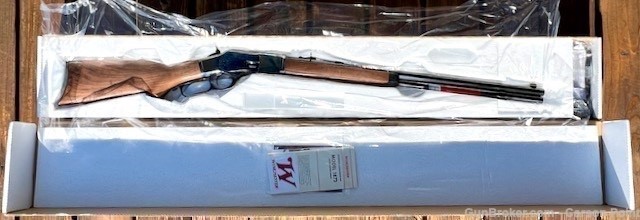 Winchester 1873 Sporter Octagon Curved Grip Color Case Hardened 44-40 NIB-img-30