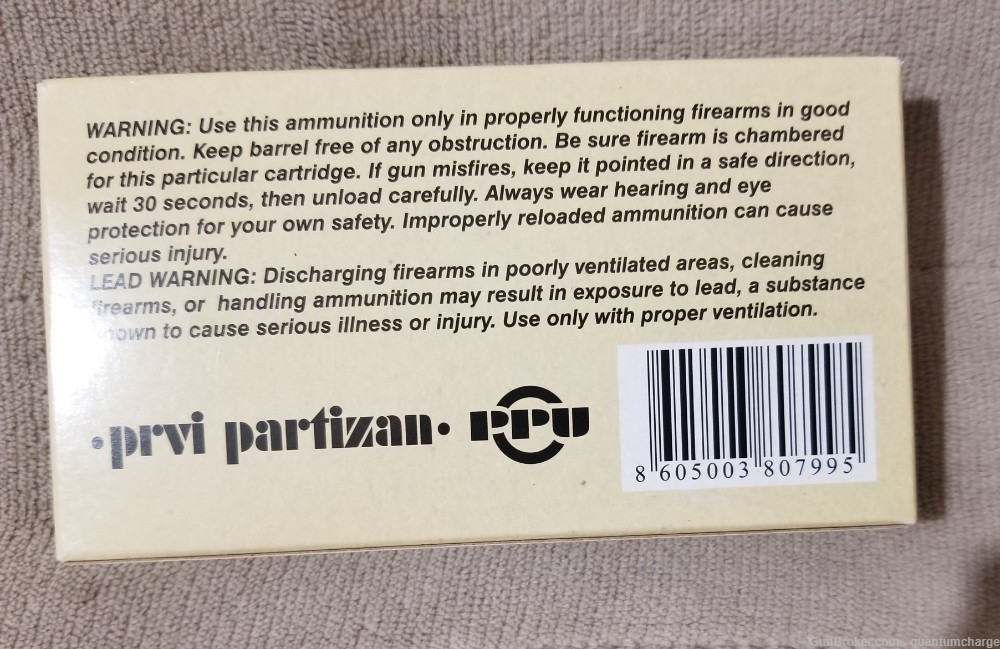 Prvi Partizan PPU 7.62x51mm M80 Ball Ammo 100 Rds 7.62- - !Penny Opening!-img-4