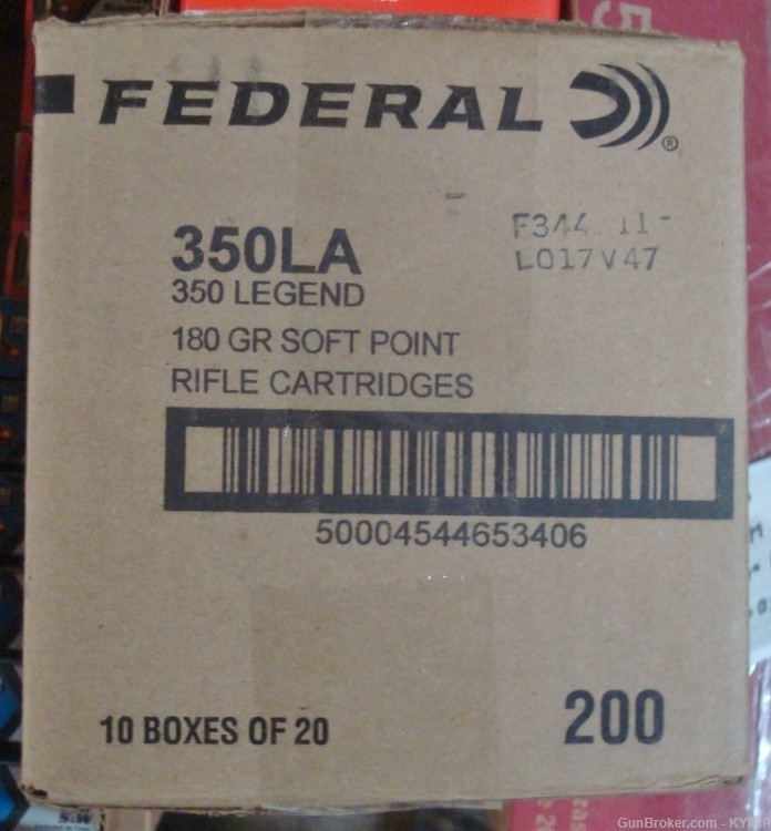 200 Federal .350 LEGEND POWER SHOK 180 JSP new ammunition 350LA-img-6