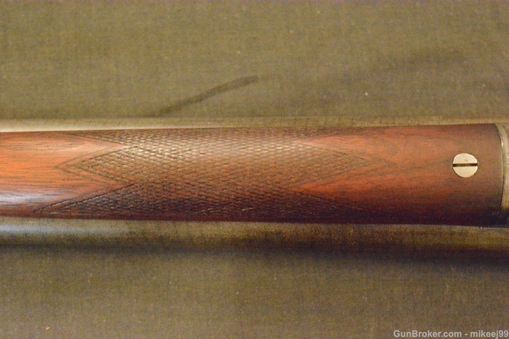 Ithaca grade 1 1/2 Damascus Flues 12 double barrel with condition-img-7