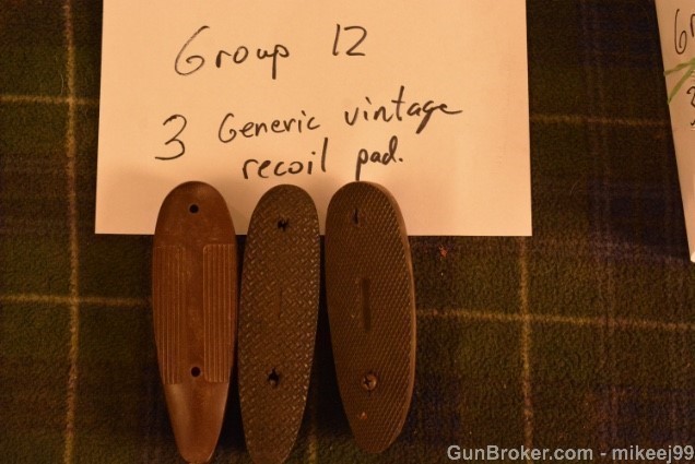 3 vintage recoil pads Group #12-img-0