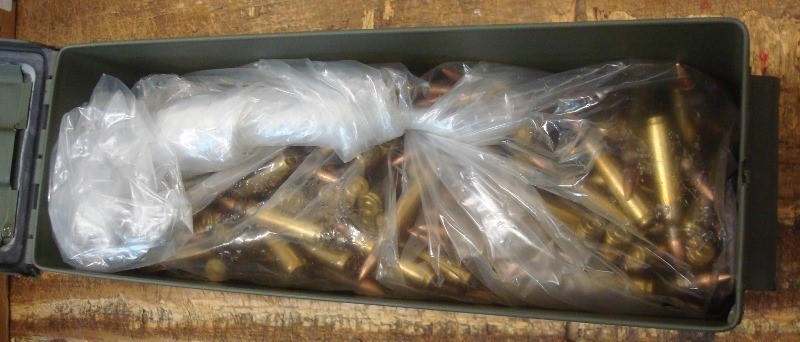 200 FEDERAL 223 FMJ 55 gr brass ammunition in plastic ammo Can AE223-img-4