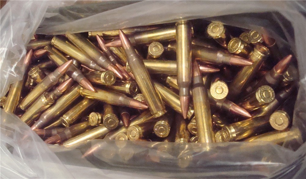 200 FEDERAL 223 FMJ 55 gr brass ammunition in plastic ammo Can AE223-img-1