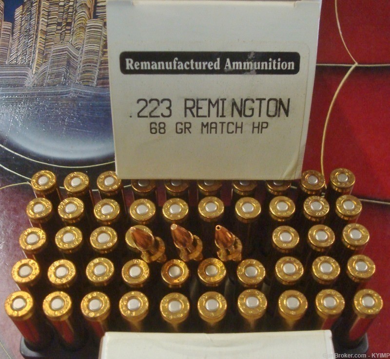 200 BLACK HILLS .223 H.P. 68 grain MATCH brass cased ammunition-img-4