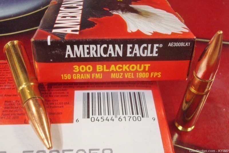 500 FEDERAL .300 BlackOut FMJ 150 gr brass New ammunition AE300BLK1 300-img-4