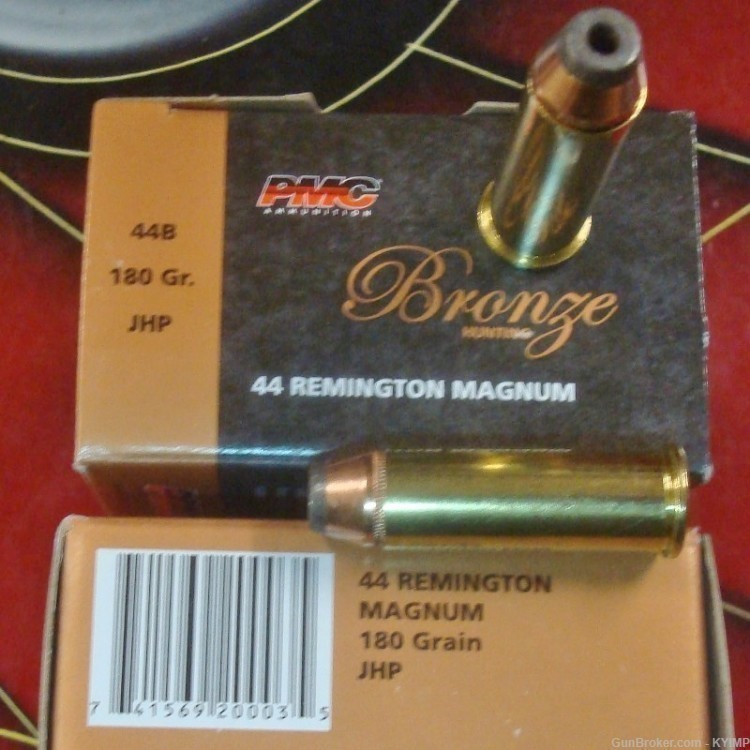100 PMC .44 Magnum JHP 180 gr 44 ammo 44B new JHP ammunition-img-2