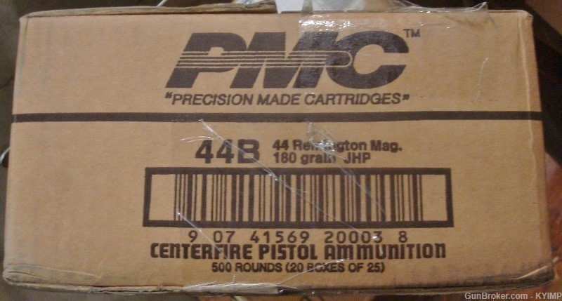 100 PMC .44 Magnum JHP 180 gr 44 ammo 44B new JHP ammunition-img-4