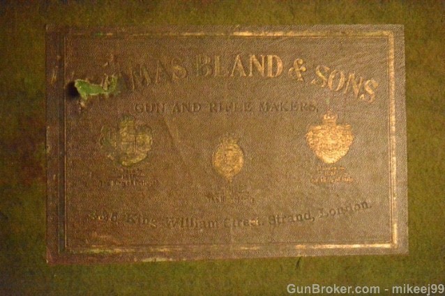 Thomas Bland English shotgun canvas trunk case-img-0