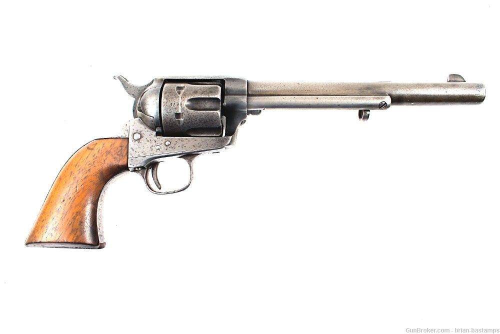 Colt Single Action Army (SAA) Cavalry Revolver w/ Letter–SN:55691 (Antique)-img-3
