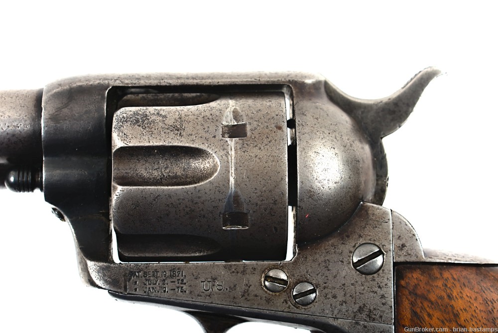 Colt Single Action Army (SAA) Cavalry Revolver w/ Letter–SN:55691 (Antique)-img-21