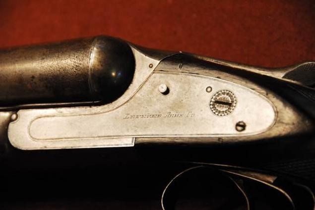 LeFever grade F 10 gauge 1887 swivel lever double-img-1