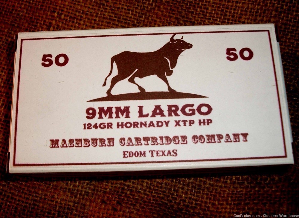 9mm Largo 124gr XTP HP Mashburn Cartridge 50rds NEW-img-0