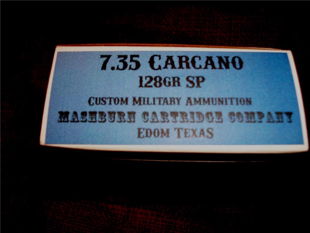 7.35 Carcano 128gr SP Mashburn Cartridge Company 20rds-img-1