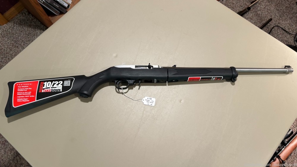 2014 Ruger 10/22 Takedown, 50th Anniv, synthetic stock, NO RESERVE-img-5