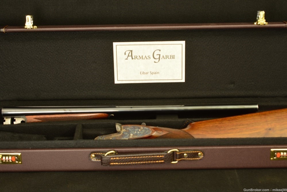 Garbi 103A cased Best Spanish Sidelock ejector 12-img-1