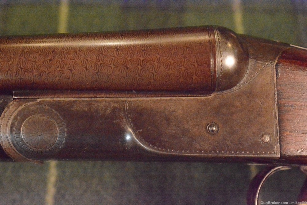 Colt 1883 lightweight w rare rebated water table. 12 gauge with condition-img-1