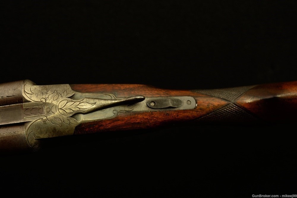 LC Smith Very rare 16 Ideal with damascus barrels and Curtis forend 1914-img-11