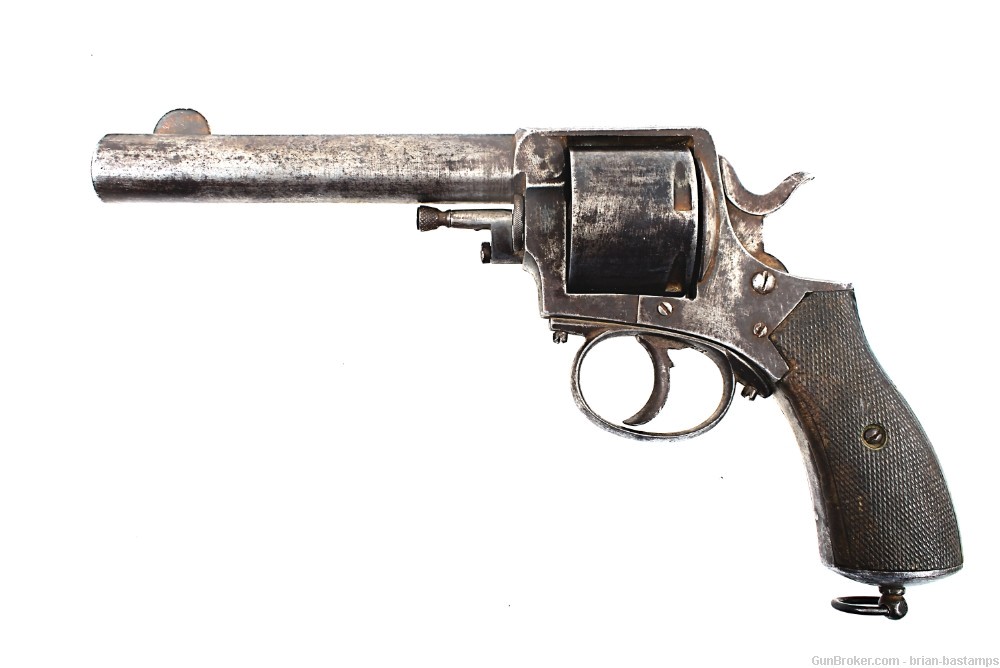 Belgian Large Caliber British Constabulary R.I.C. Type Revolver (Antique)-img-0