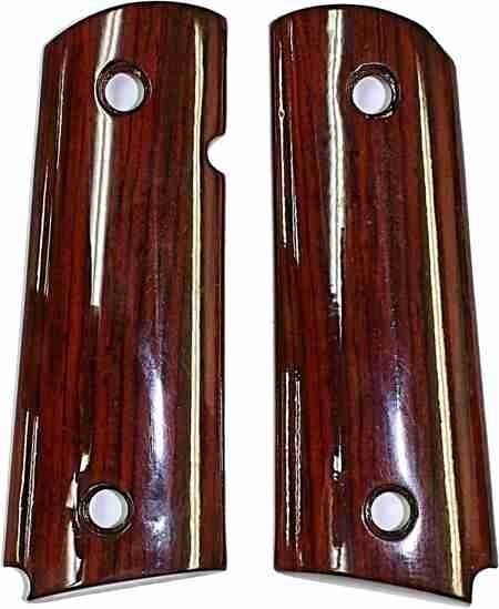 Colt New Agent Single Action Rosewood Grips-img-0