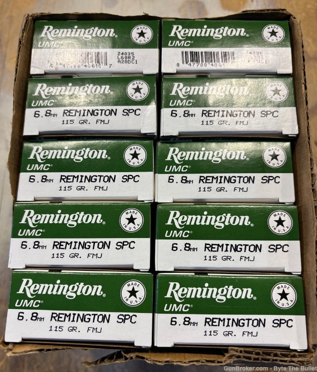 Remington UMC 115gr FMJ 6.8mm Remington SPC, 200rds-img-0