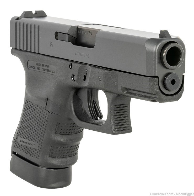Glock PG3050201 G30 Gen4 45ACP 3.78" 10+1 Black Steel Slide Bla-img-2