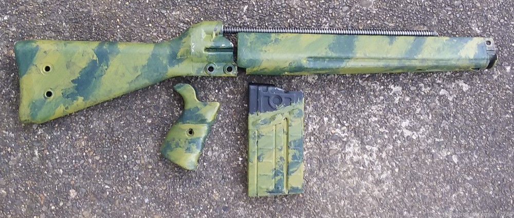 Germn G-3/HK-91 Rhodesian Painted Wide Fore End Stock Set. PTR/Century/CETM-img-0