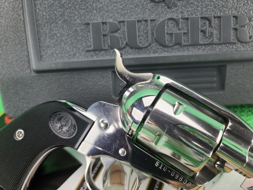 Ruger VAQUERO 357 Magnum 5 1/2" BRIGHT STAINLESS In Original Box Born 2005-img-12
