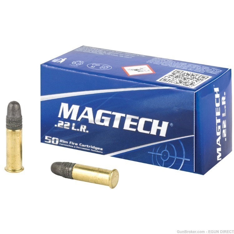 Magtech Rimfire 22 LR 40gr Lead Round Nose - 5000rd-img-0