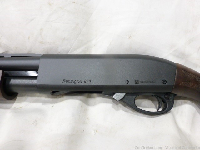 NIB Remington 870 Fieldmaster 12 GA 3" Chamber Threaded 26" Wood R68865-img-6