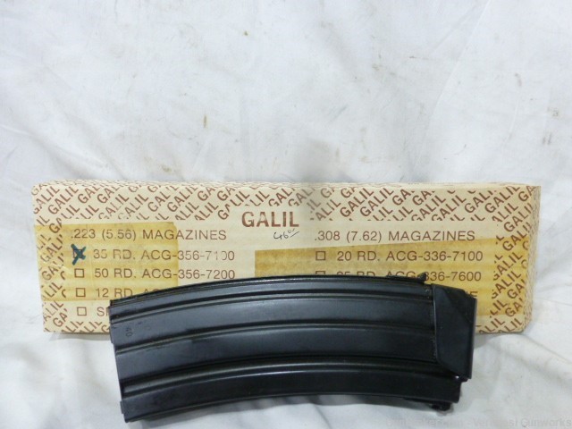Galil 35 Round Magazine 223 REM 109 69S New Old Stock FACTORY BOX MGGA223-img-0