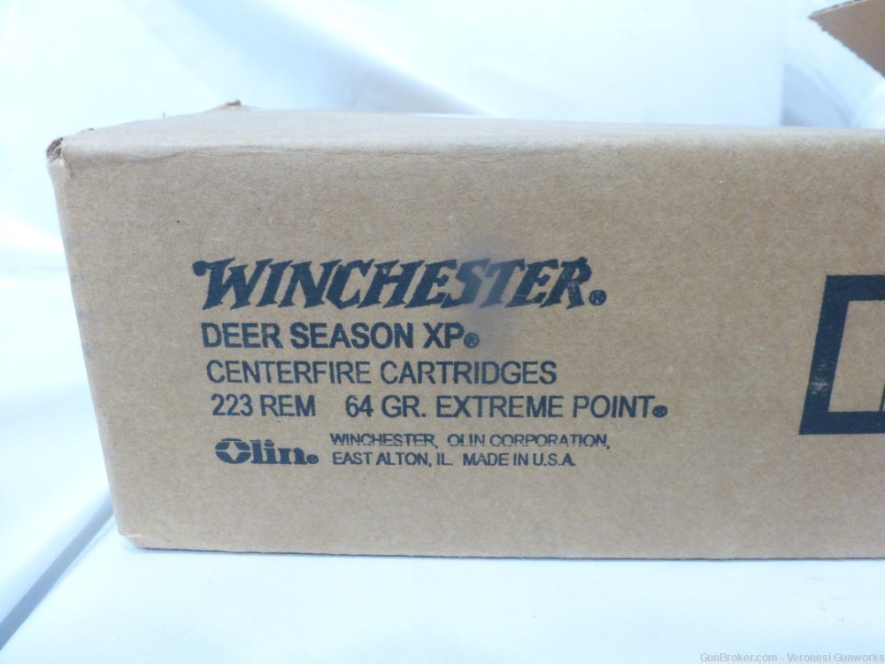 NIB 100 rd Winchester 223 Deer Season XP 64 gr Polymer Tip X223DS-img-3
