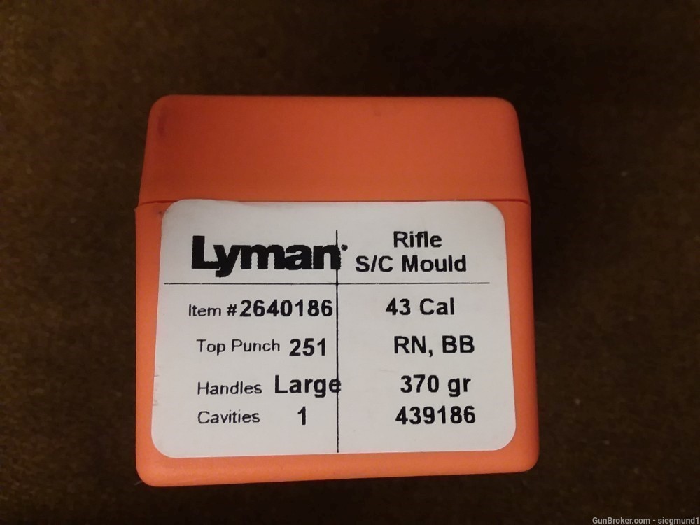 .43 Spanish bullet mould, Lyman-img-0