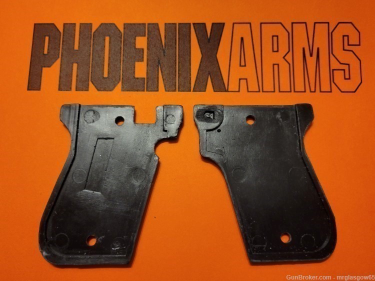 Phoenix Arms HP22A, HP25A, HP22, HP25, 22LR 25ACP Black Grips-img-2