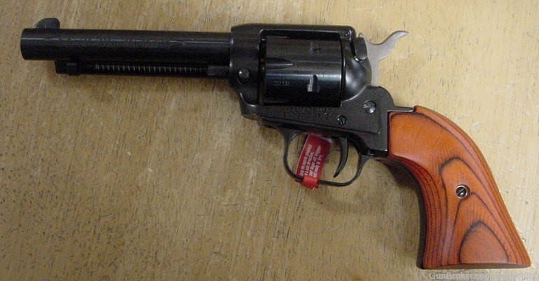 Heritage Rough Rider 22 Revolver 4in Wood-img-0