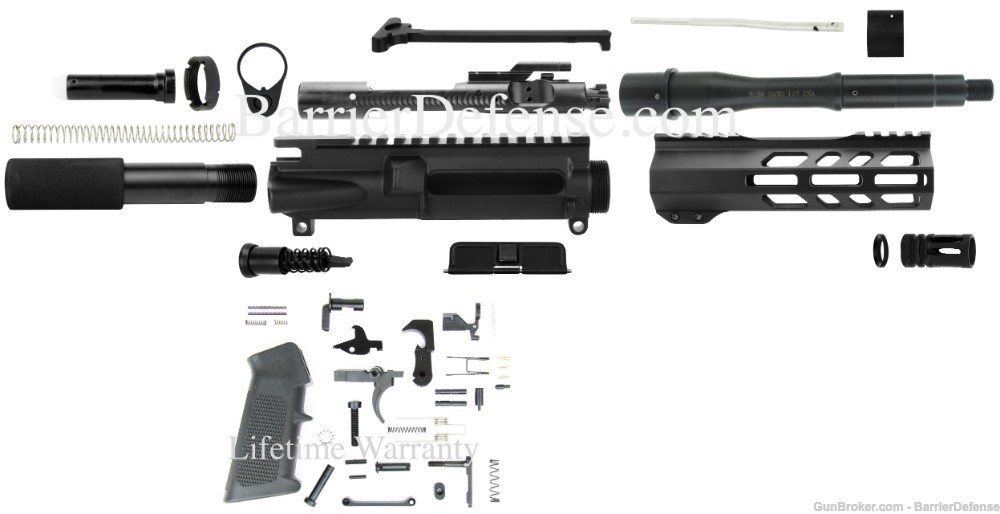U-Build Kit AR15 7.5" Complete Pistol Kit 556 .223 AR-15-img-0