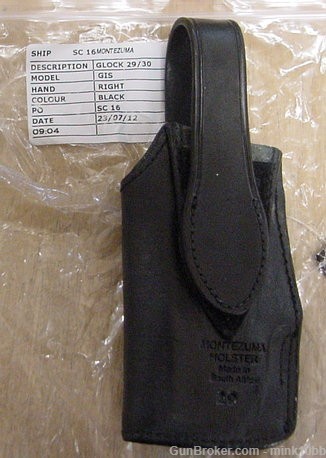 Montezuma Field Holster Glock 29-30 Black-img-1
