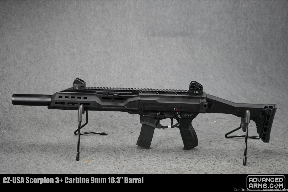 CZ-USA Scorpion 3+ Carbine 9mm 16.3” Barrel-img-1