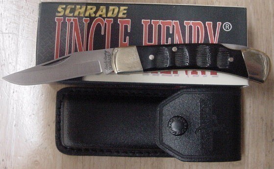 Schrade Uncle Henry Smoky Lockback Knife SCHLB5B-img-0
