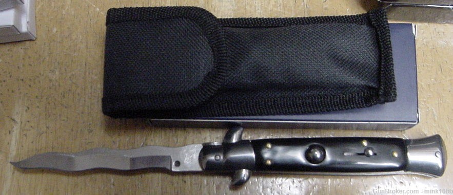 Stiletto Auto Knife Black  -img-0