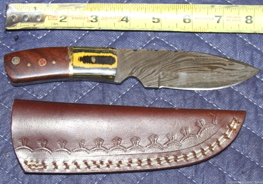 HANDMADE CUSTOM KNIFE DAMASCUS STEEL 211-img-0