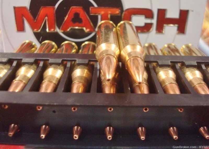 40 HORNADY MATCH .223 Boat Tail Hollow Point 75 gr new 8026 ammo-img-1