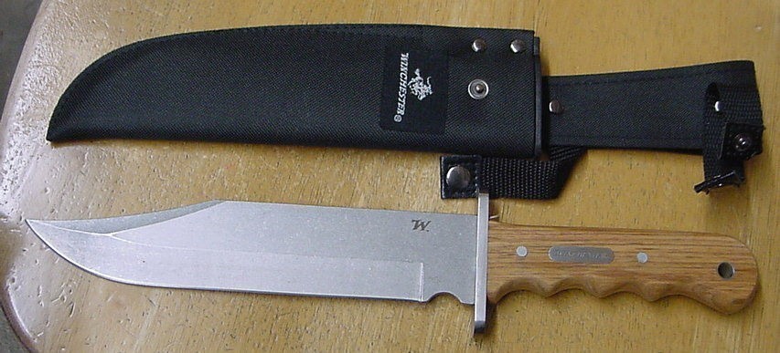 Winchester Wood Handle Bowie Knife-img-0